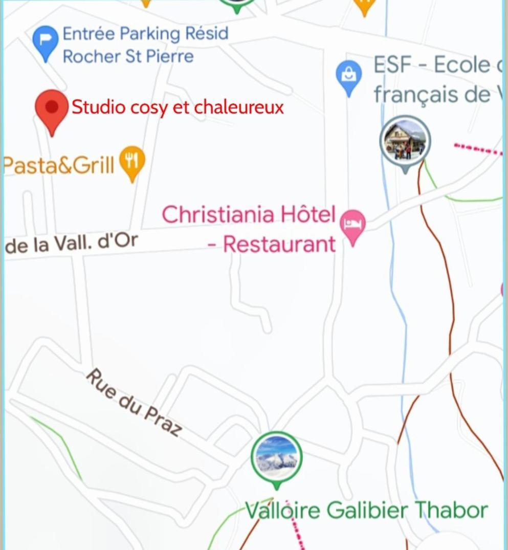 Studio Cosy Et Chaleureux Valloire Esterno foto